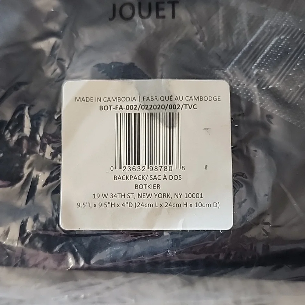 NWT Botkier New York Trigger Backpack Nylon Faux‎ Leather - Picture 9 of 9